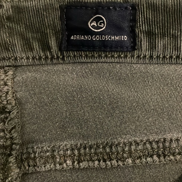 Ag Adriano Goldschmied The Stevie Ankle Slim Straight Corduroy Pants Size 26 - Picture 14 of 16